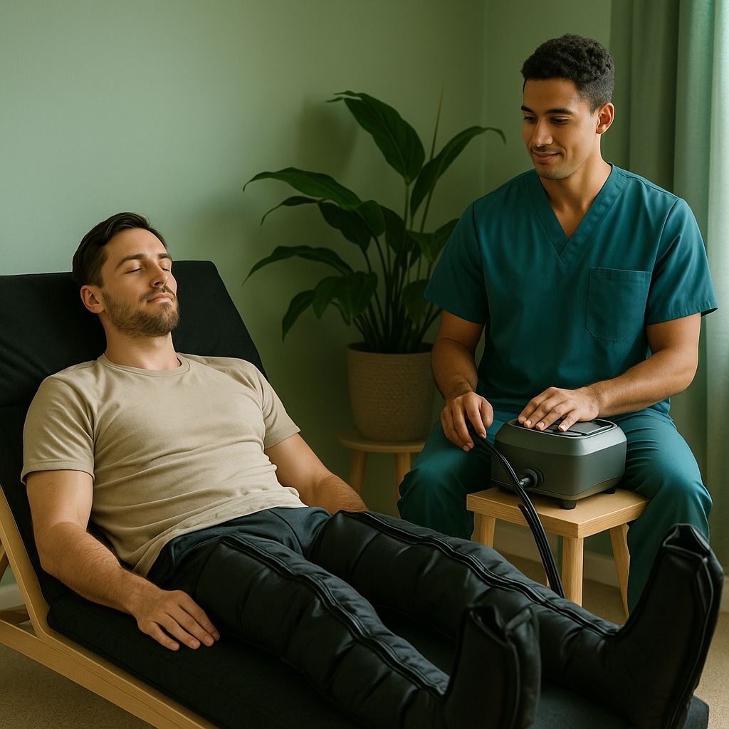 Massage Gun Frésanté - en utilisation